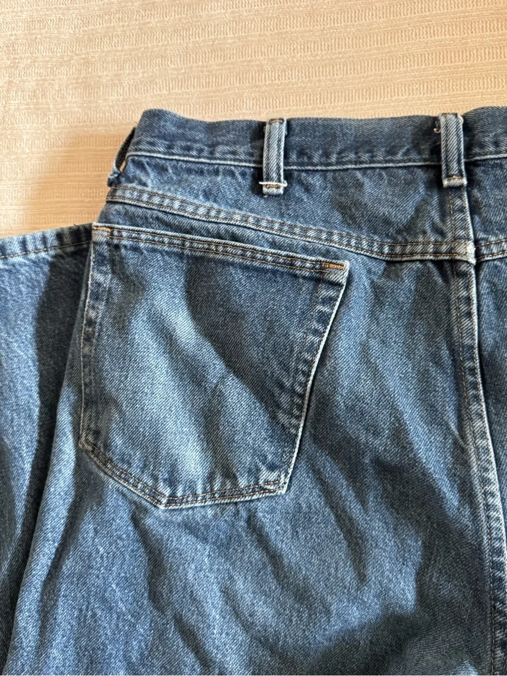 Wrangler Men's Blue Straight-Leg Jeans